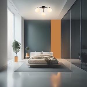 Люстра стельова Maestro 3 патрони, чорна
