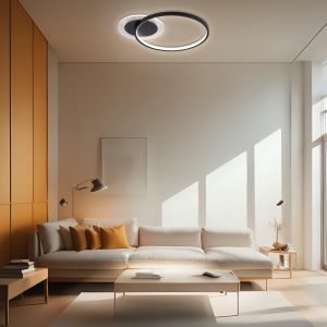 Світильник стельовий LED Vesta 34,8 Вт, чорний