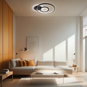 Светильник потолочный LED Vesta 48 Вт, черный