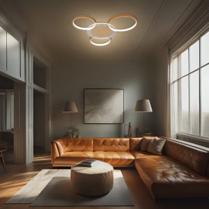 Светильник потолочный LED Vesta 50,4 Вт, золотой