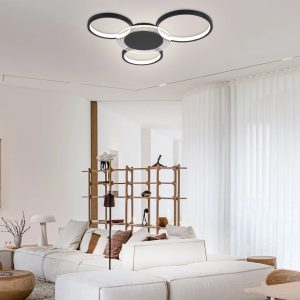 Светильник потолочный LED Vesta 50,4 Вт, черный